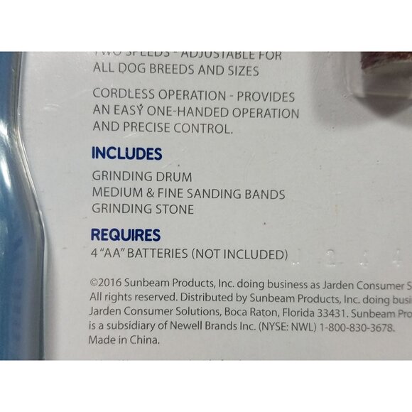 Oster Gentle Paws Nail Grinder For Dogs & Cats With Safety Guard - Picture 5 of 6